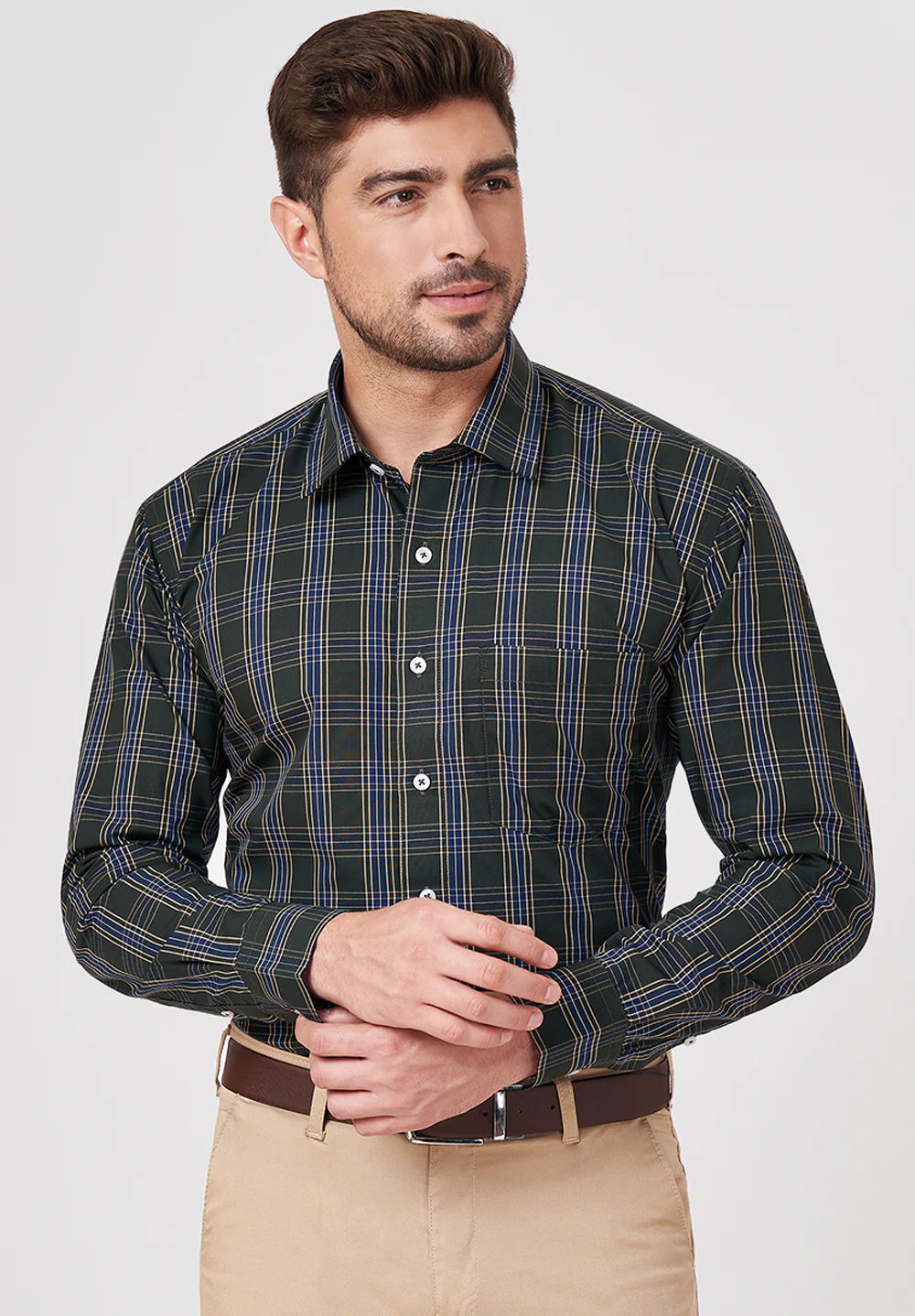 Pure Cotton Formal-regular Fit Shirt - 43470