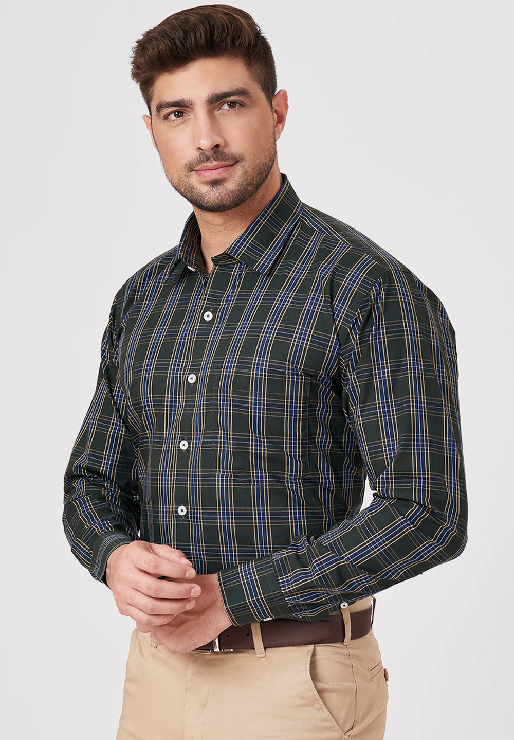Pure Cotton Formal-regular Fit Shirt - 43470 - Image 3