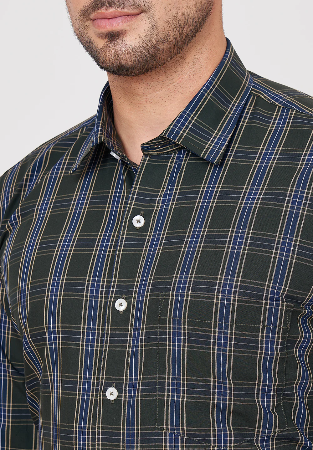Pure Cotton Formal-regular Fit Shirt - 43470 - Image 4