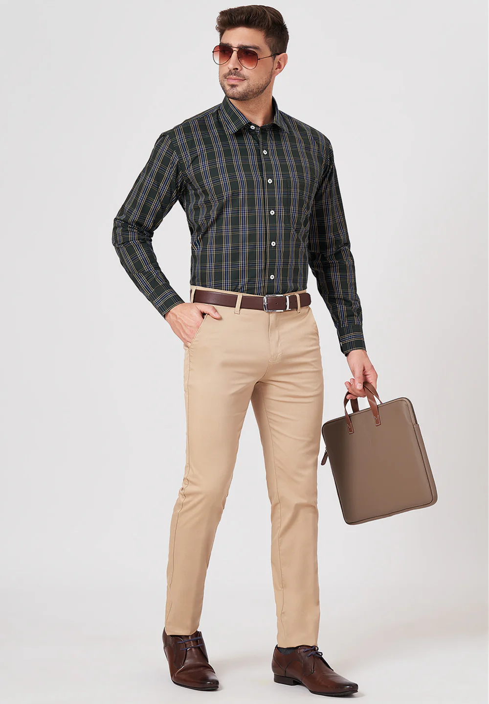 Pure Cotton Formal-regular Fit Shirt - 43470 - Image 5