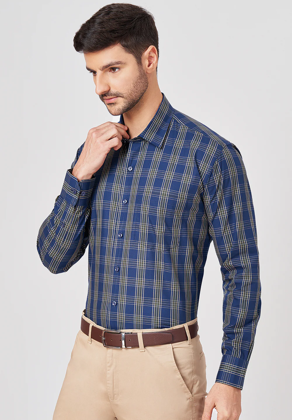 Pure Cotton Formal-regular Fit Shirt - 43471 - Image 3