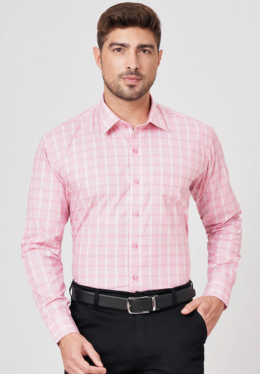 Pure Cotton Formal-regular Fit Shirt - 43472