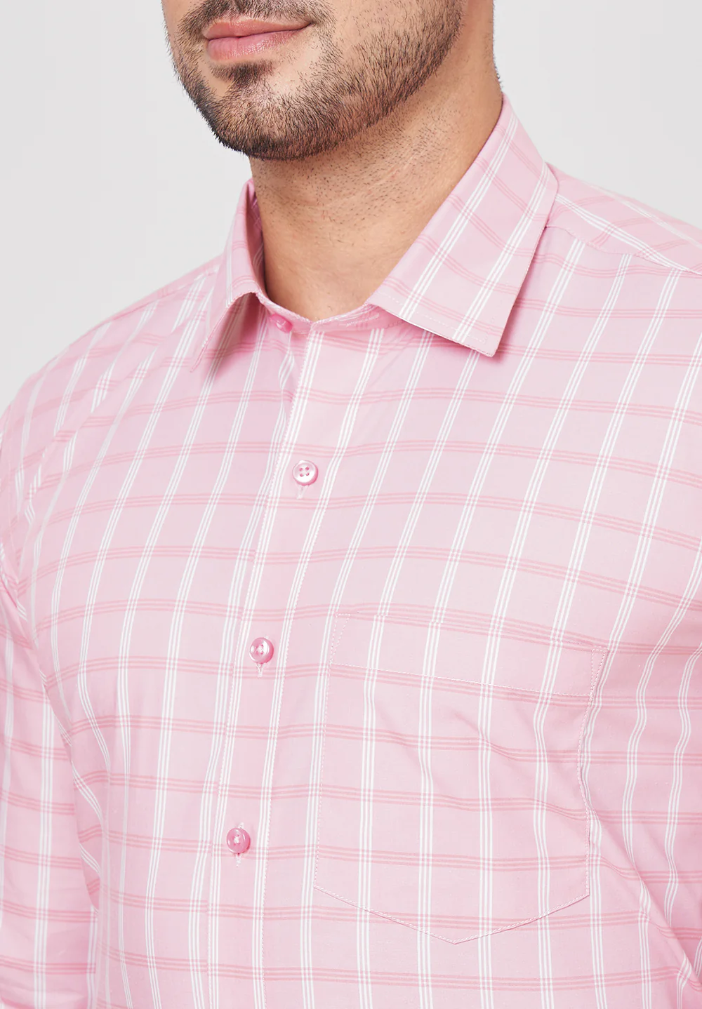Pure Cotton Formal-regular Fit Shirt - 43472 - Image 3