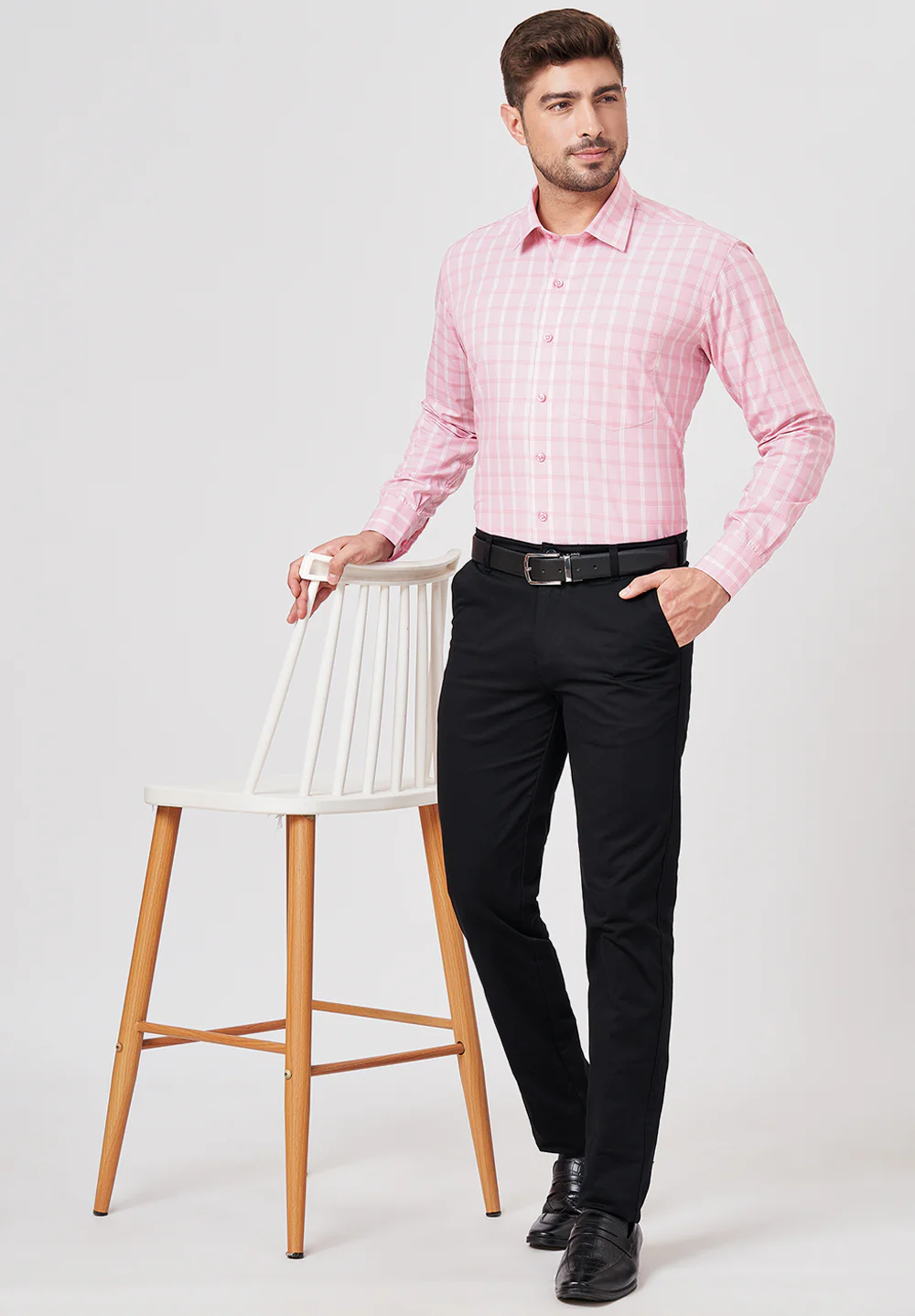 Pure Cotton Formal-regular Fit Shirt - 43472 - Image 5
