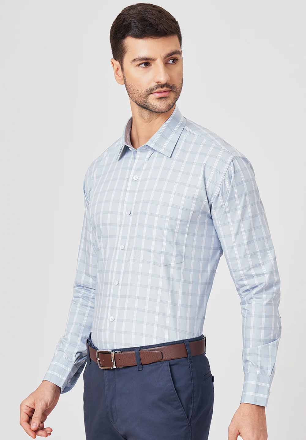 Pure Cotton Formal-regular Fit Shirt - 43473 - Image 3