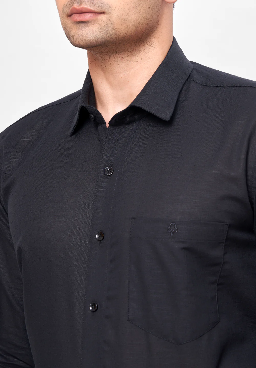 Pure Cotton Formal-Regular Fit Shirt - 26877 - Image 3