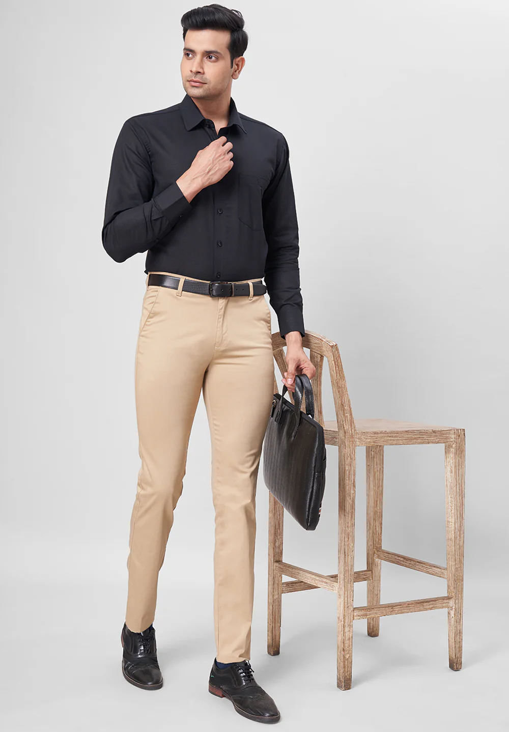 Pure Cotton Formal-Regular Fit Shirt - 26877 - Image 4