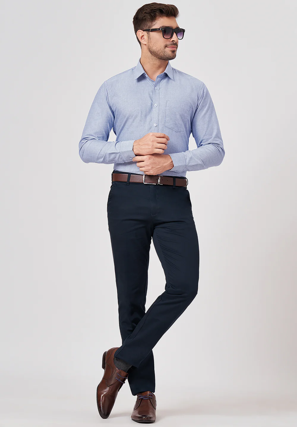 Pure Cotton Formal-slim Fit Shirt - S35927 - Image 5