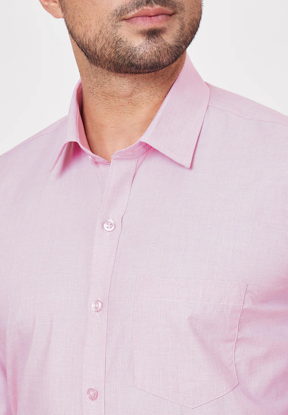 Pure Cotton Formal-slim Fit Shirt - S43453 - Image 4