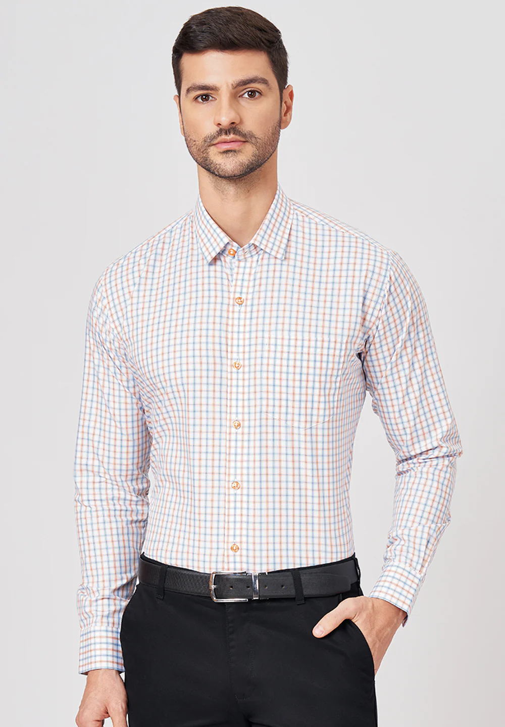 Pure Cotton Formal-slim Fit Shirt - S43484