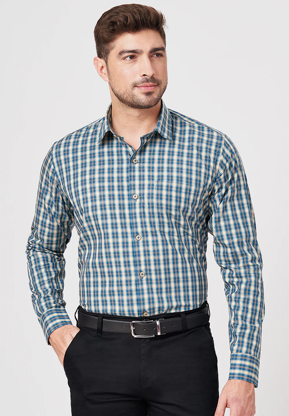 Pure Cotton Formal-slim Fit Shirt - S43488