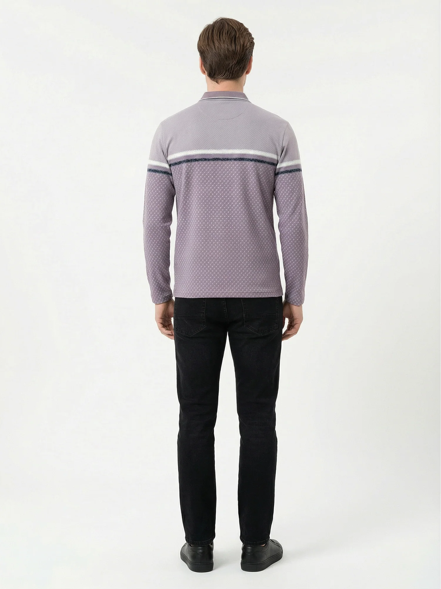 Purple Full Sleeve Winter T-Shirt - Image 2