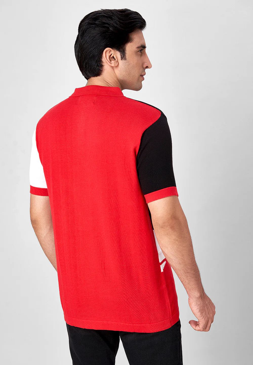 Red Cotton T-Shirt - Image 2