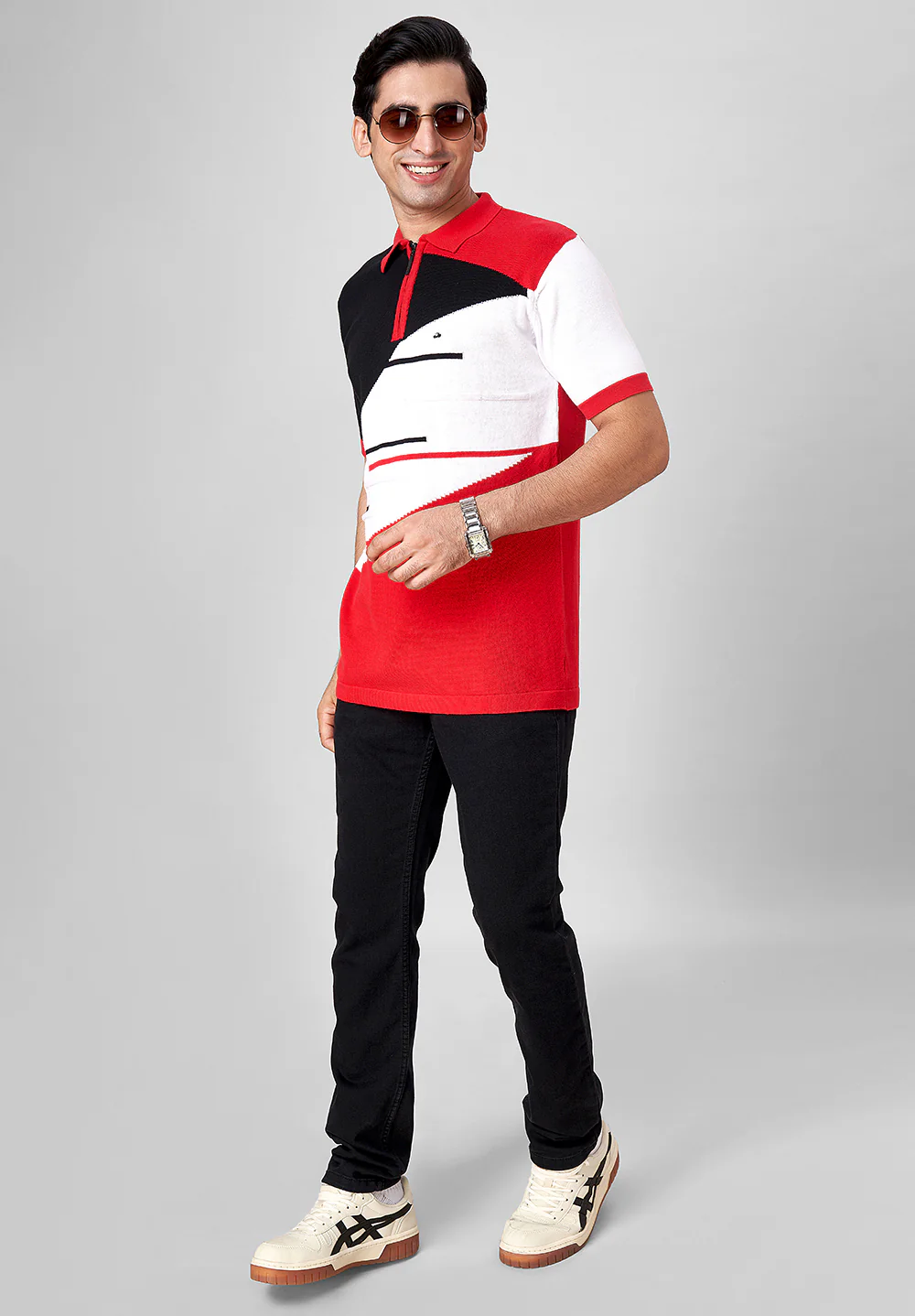 Red Cotton T-Shirt - Image 5