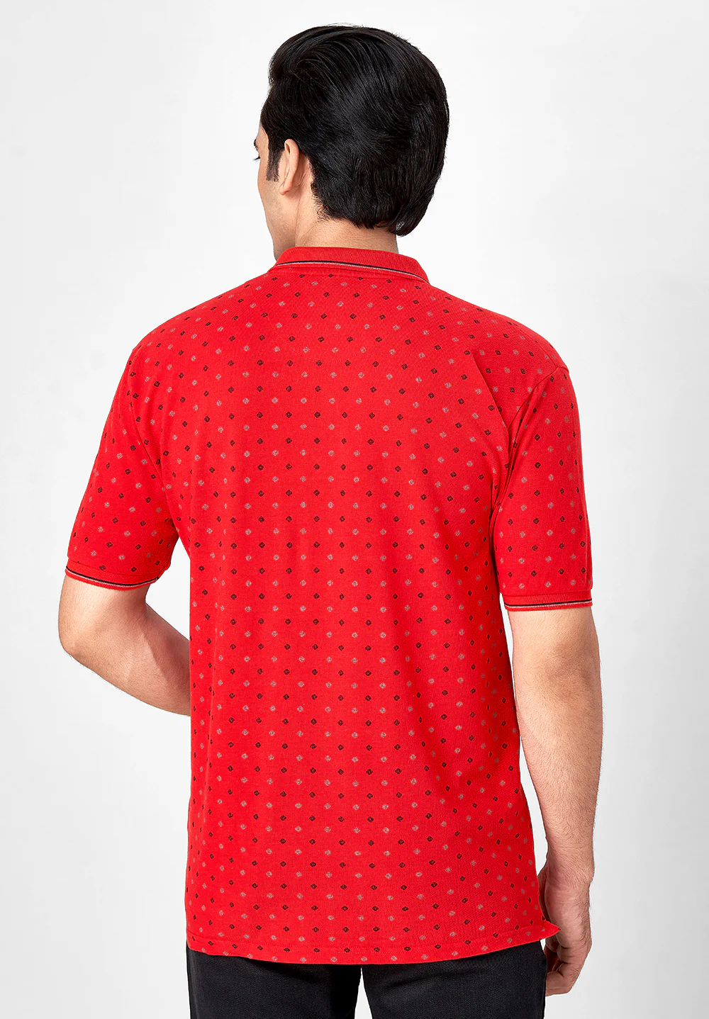Red Cotton T-Shirt - Image 2