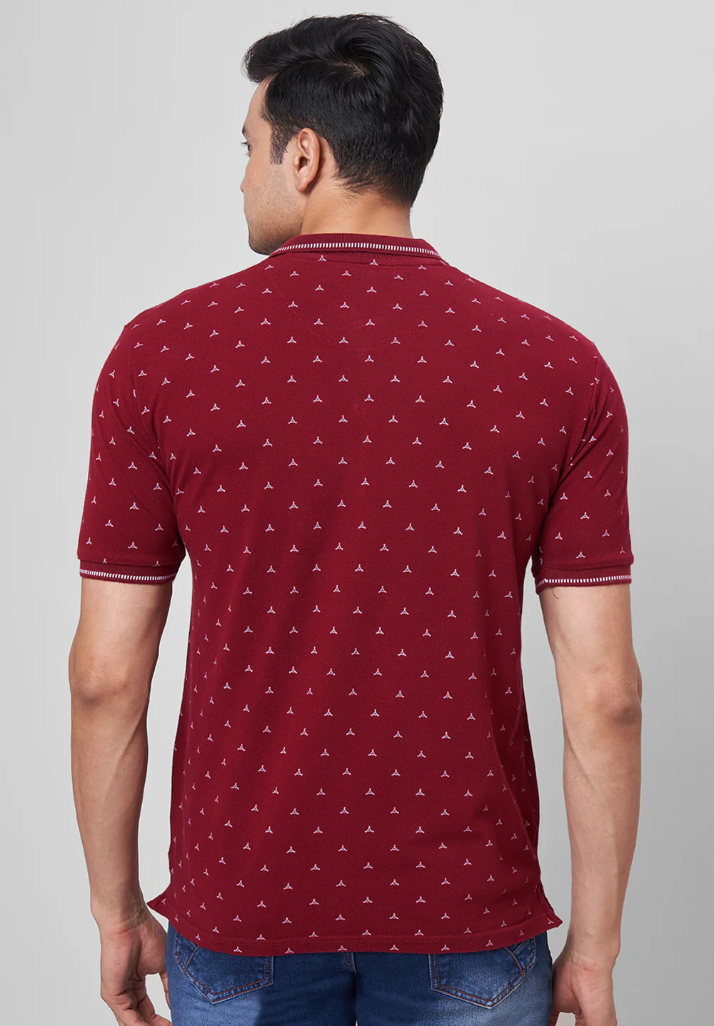 Red Cotton T-Shirt - Image 2