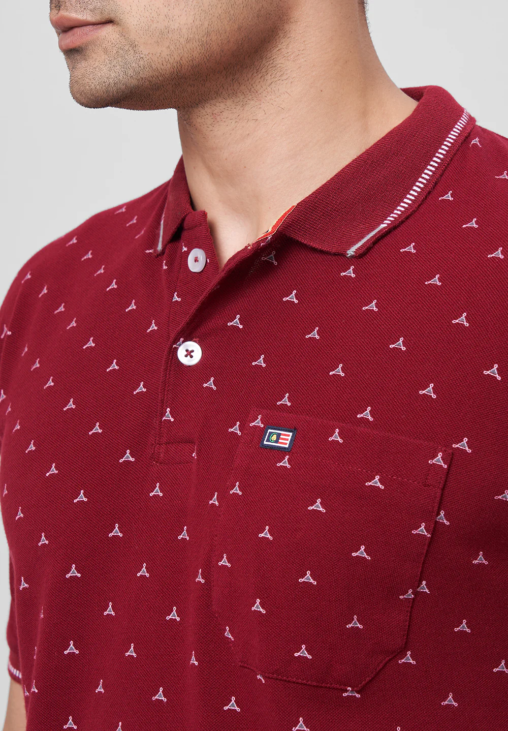 Red Cotton T-Shirt - Image 3