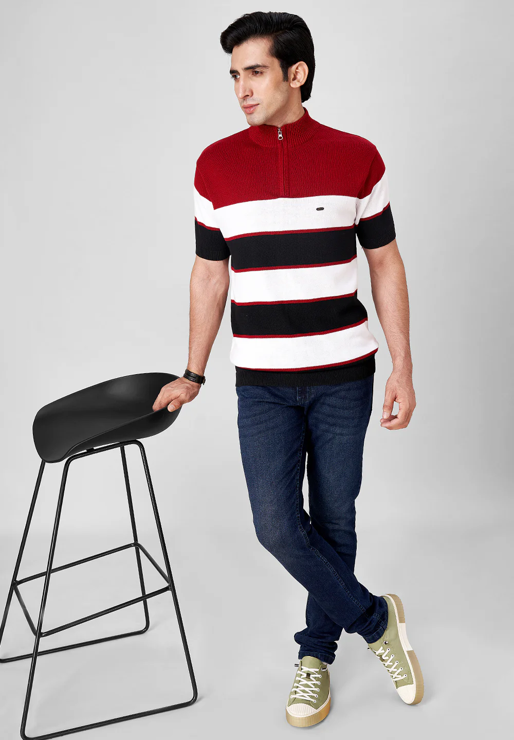 Red Cotton T-Shirt - Image 4