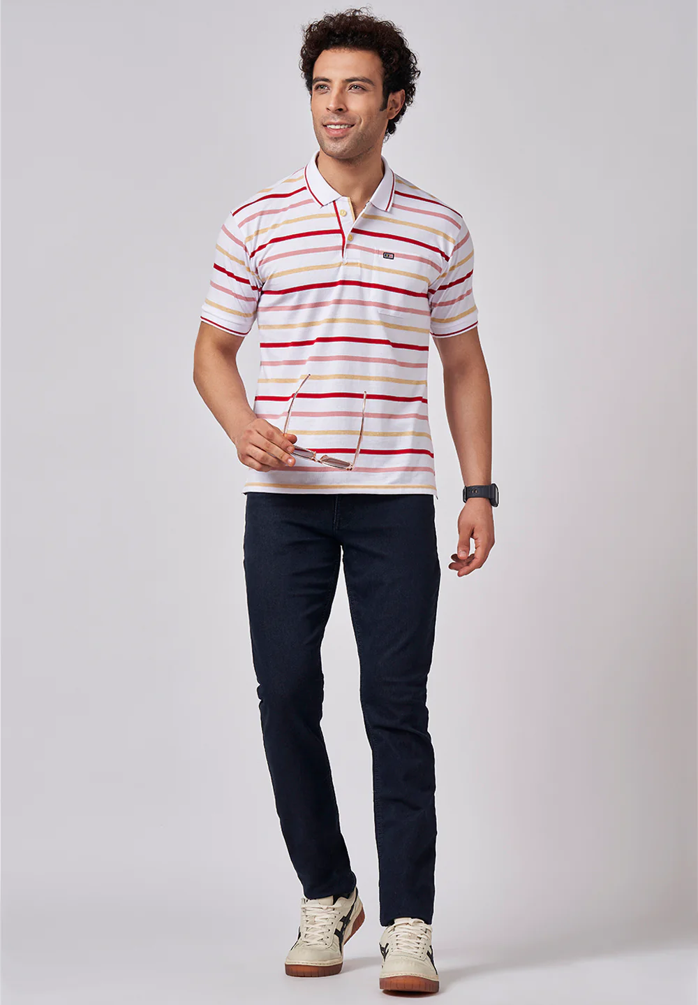Red Cotton T-shirt - Image 4