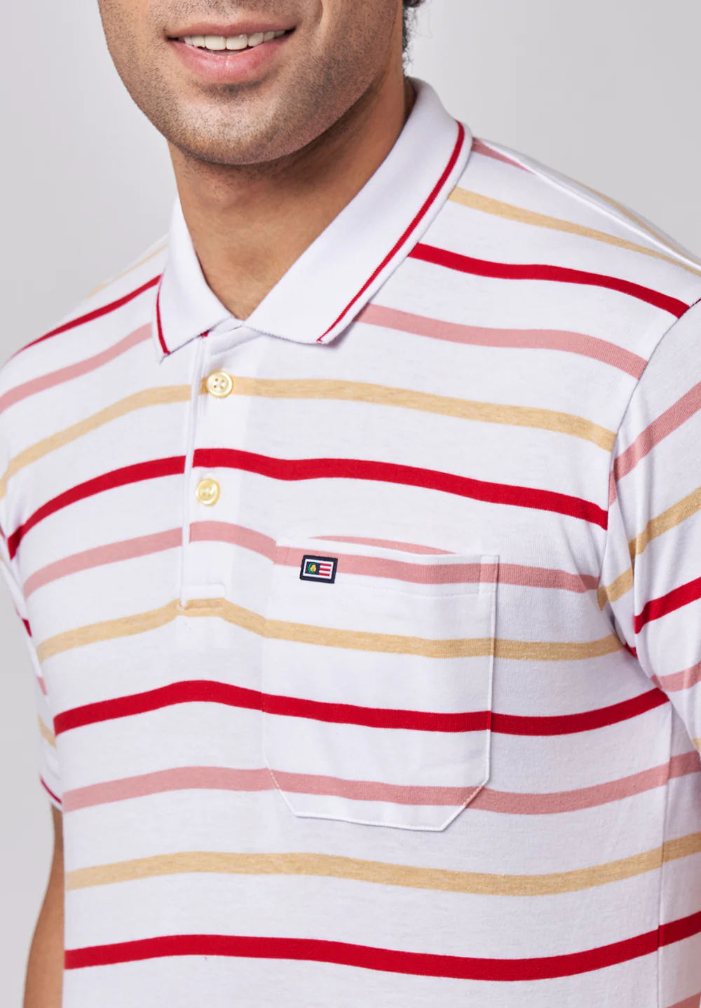 Red Cotton T-shirt - Image 5