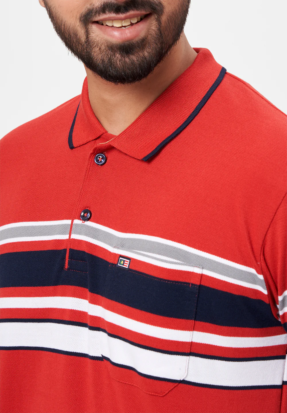 Red Cotton T-Shirt - Image 3