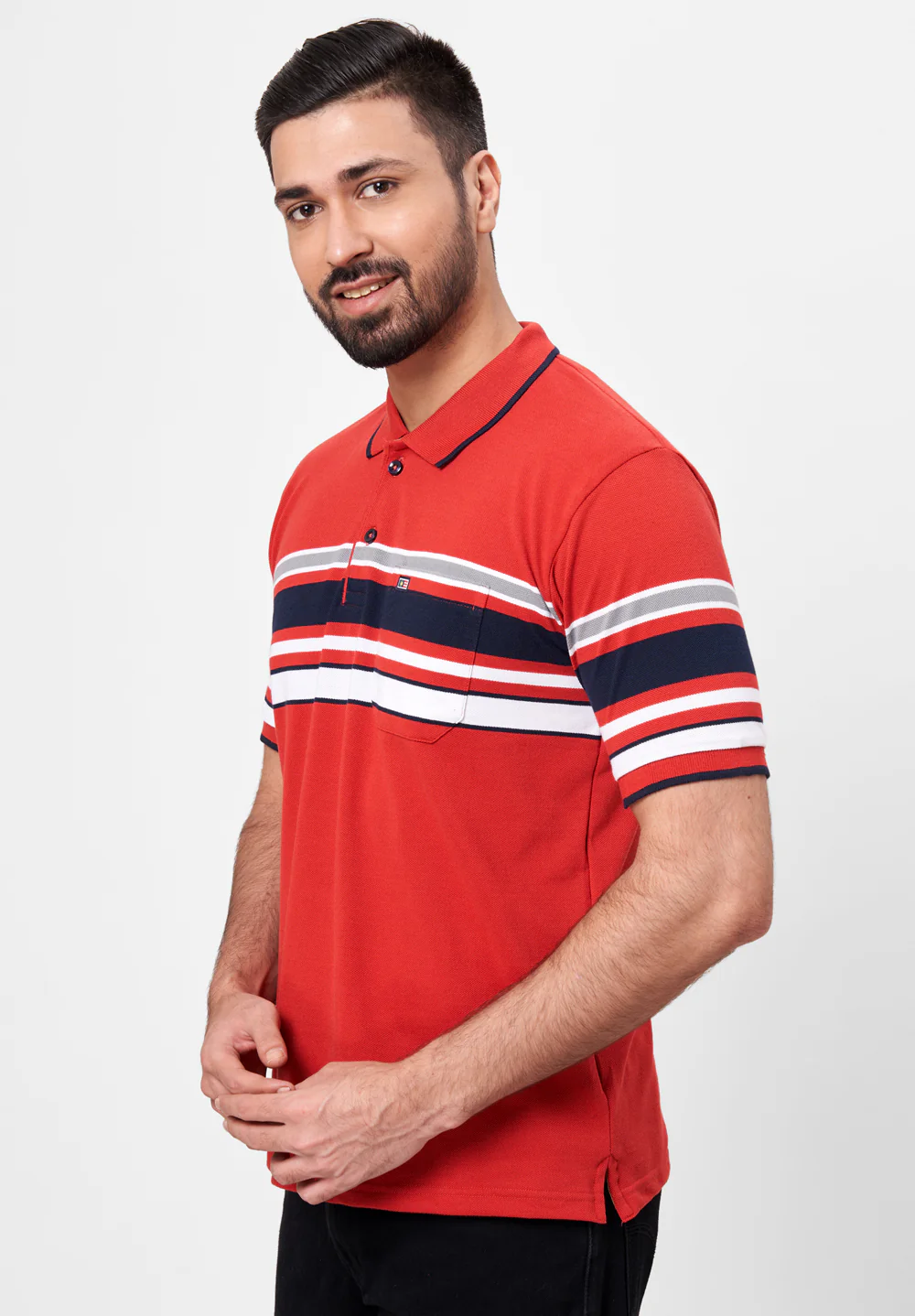 Red Cotton T-Shirt - Image 5
