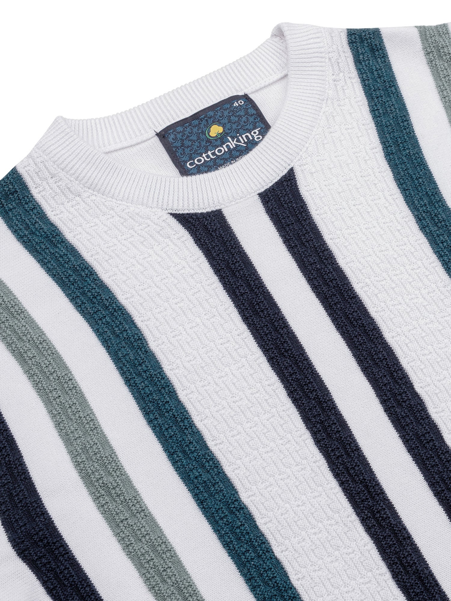 White Full Sleeve Winter T-Shirt - Image 3