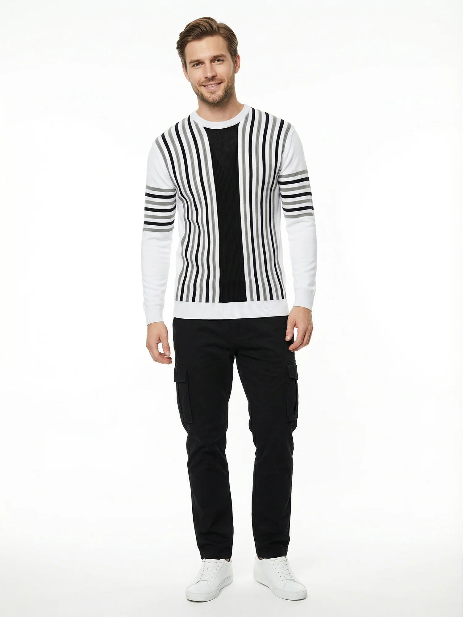 White Full Sleeve Winter T-Shirt
