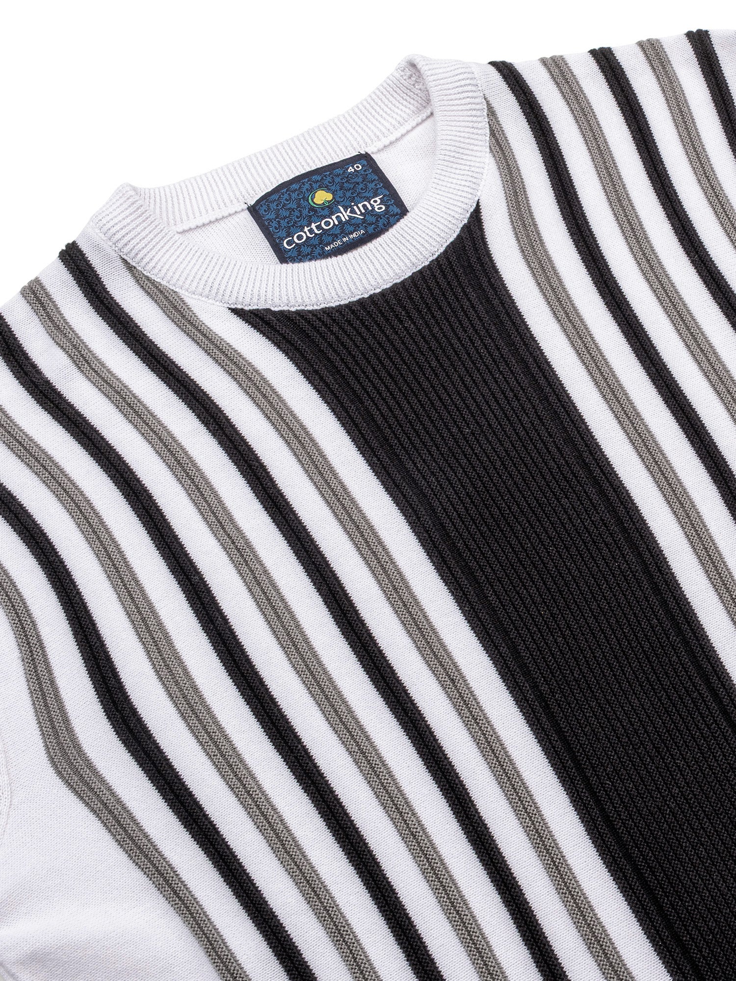 White Full Sleeve Winter T-Shirt - Image 4