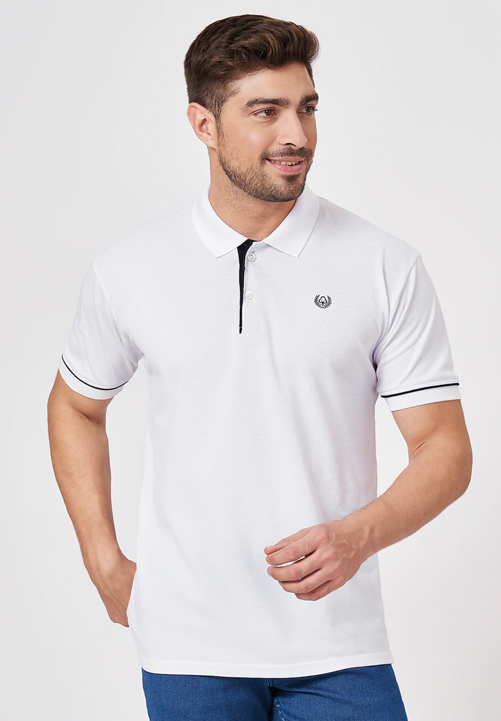 White Cotton T-Shirt - Image 4
