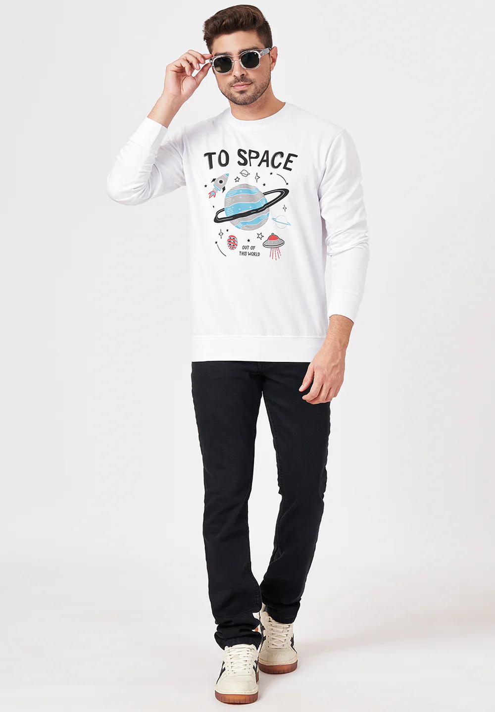 White Cotton T-Shirt - Image 5