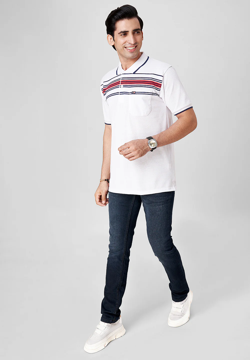 White Cotton T-Shirt - Image 4