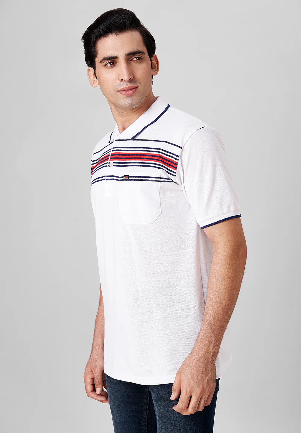 White Cotton T-Shirt - Image 5