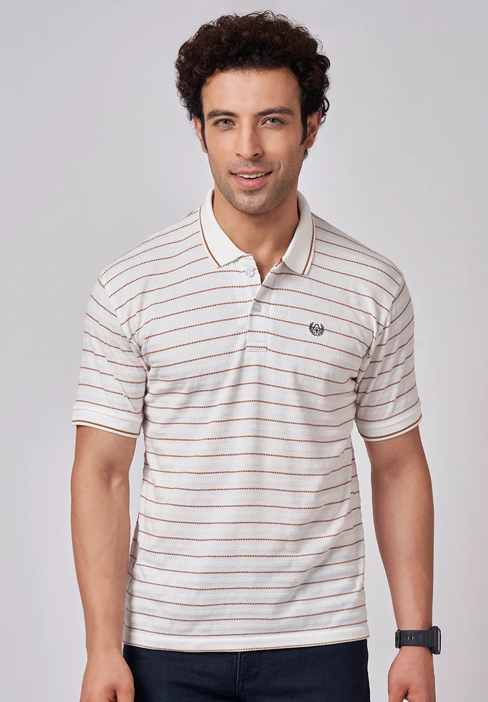 White Cotton T-shirt - Image 3