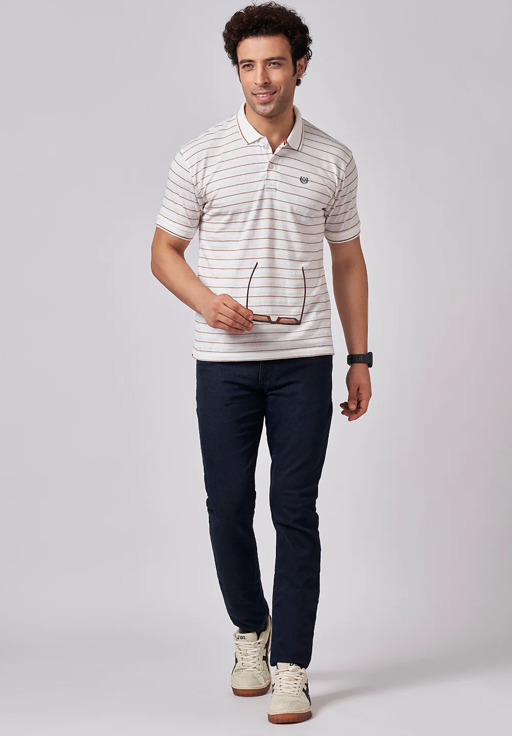 White Cotton T-shirt - Image 4