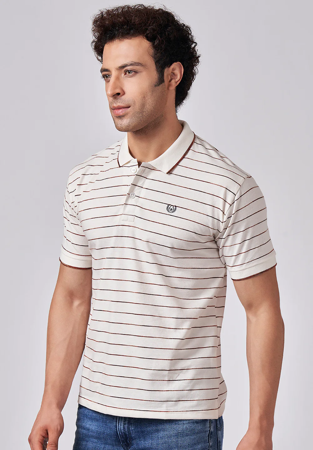 White Cotton T-shirt - Image 3