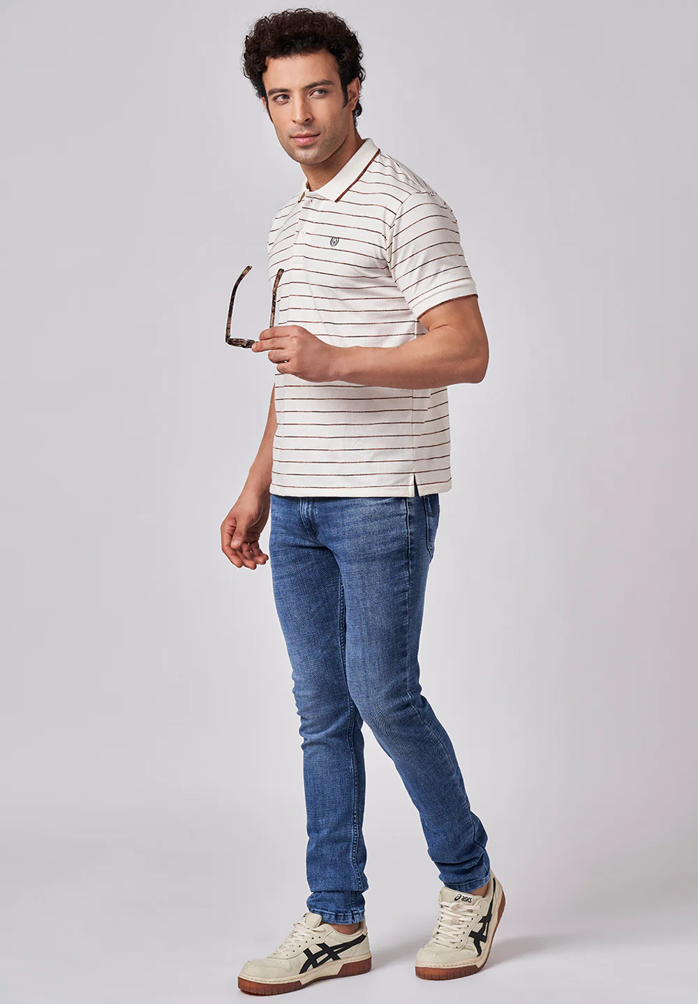 White Cotton T-shirt - Image 4