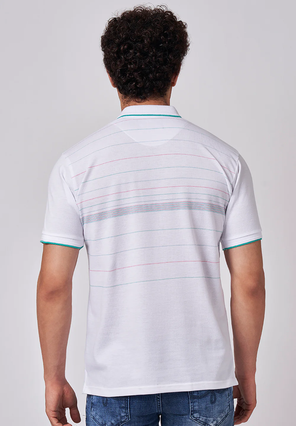 White Cotton T-shirt - Image 2