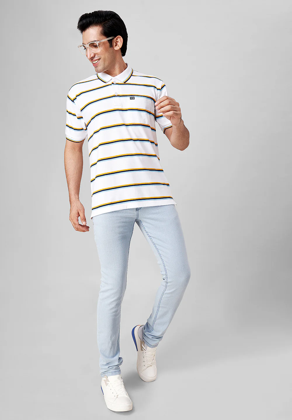 White Cotton T-Shirt - Image 5