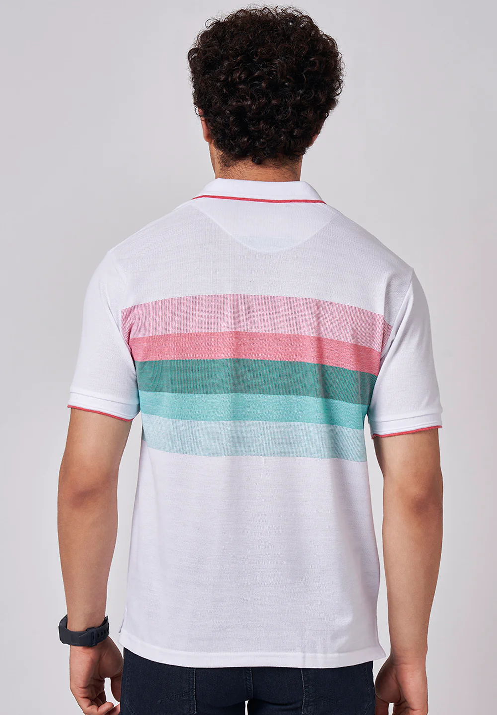 White Cotton T-shirt - Image 2