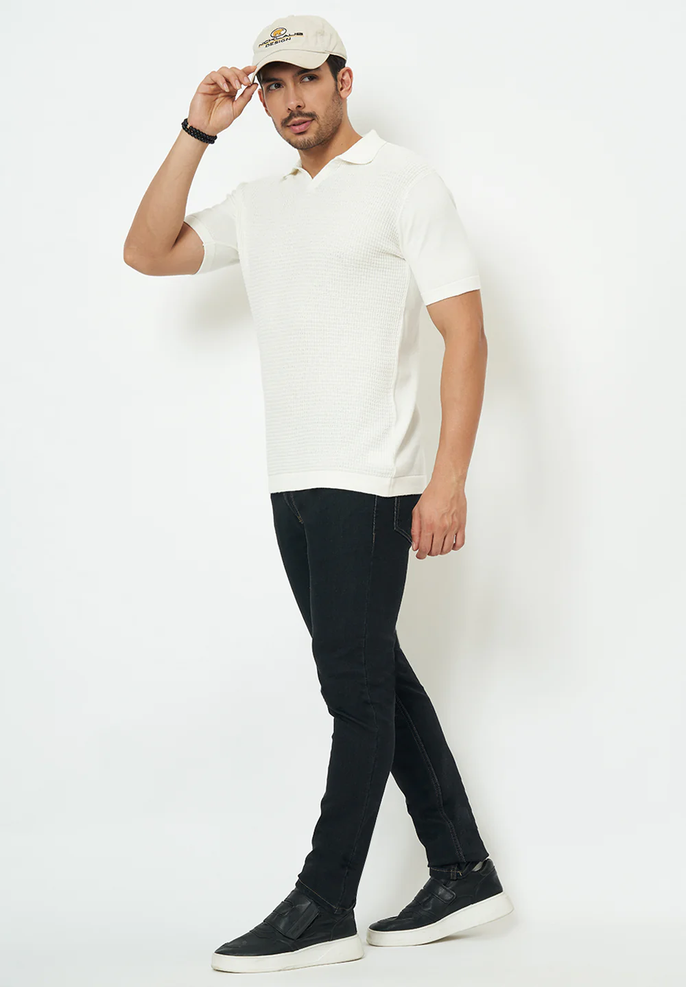 White Cotton T-Shirt - Image 2
