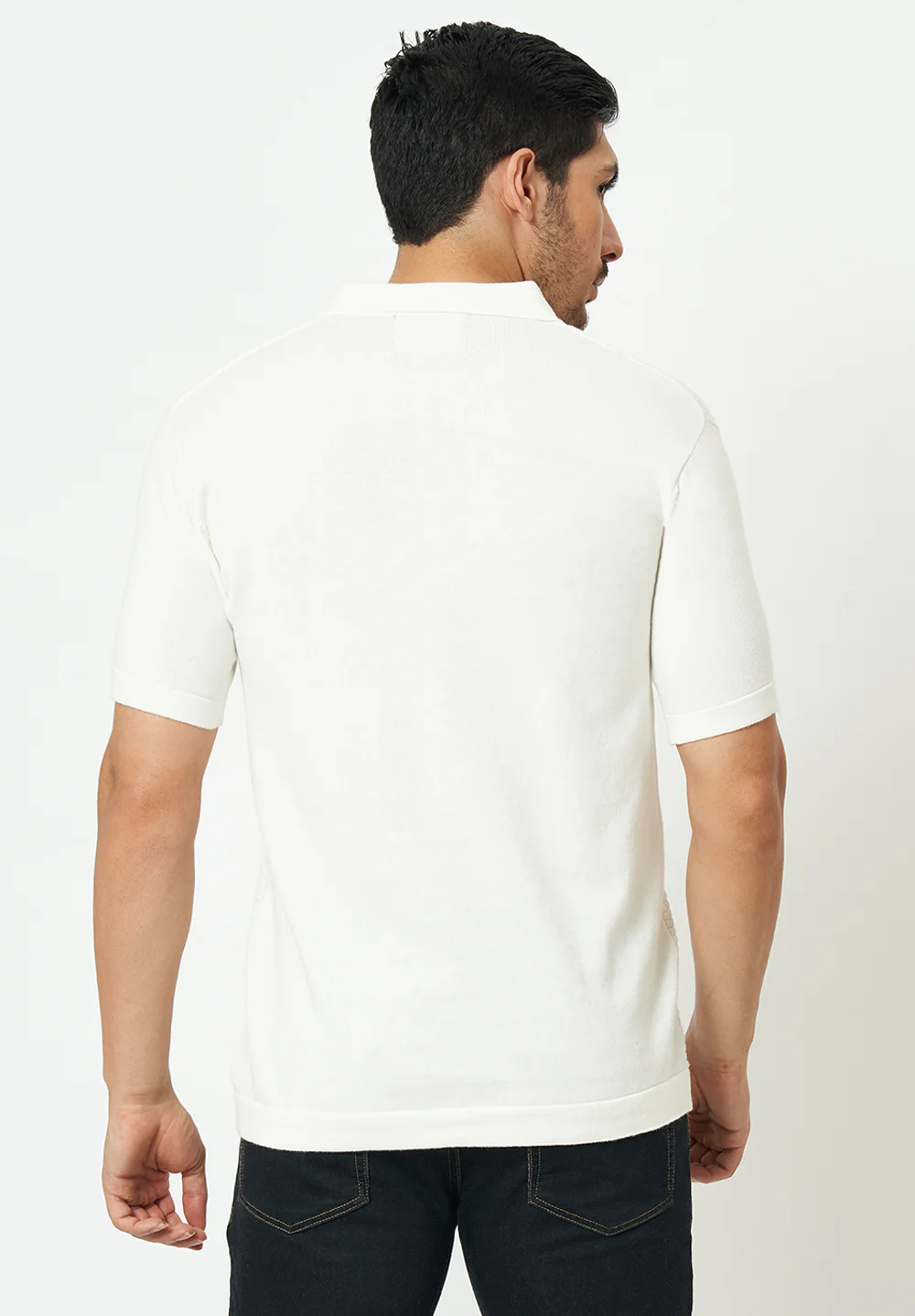 White Cotton T-Shirt - Image 3