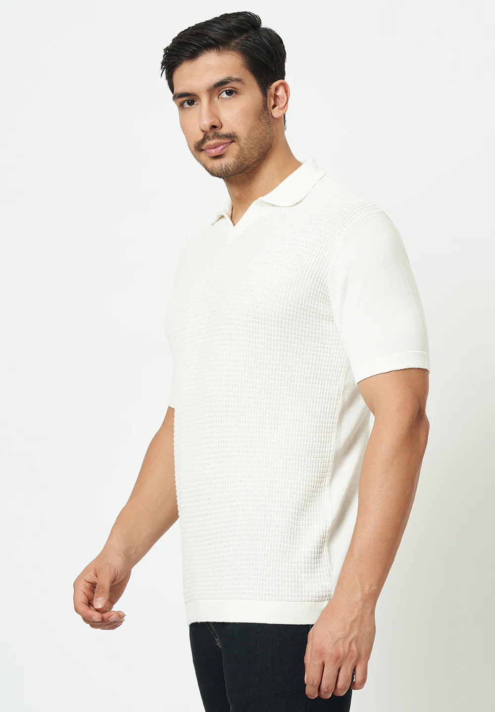 White Cotton T-Shirt - Image 4