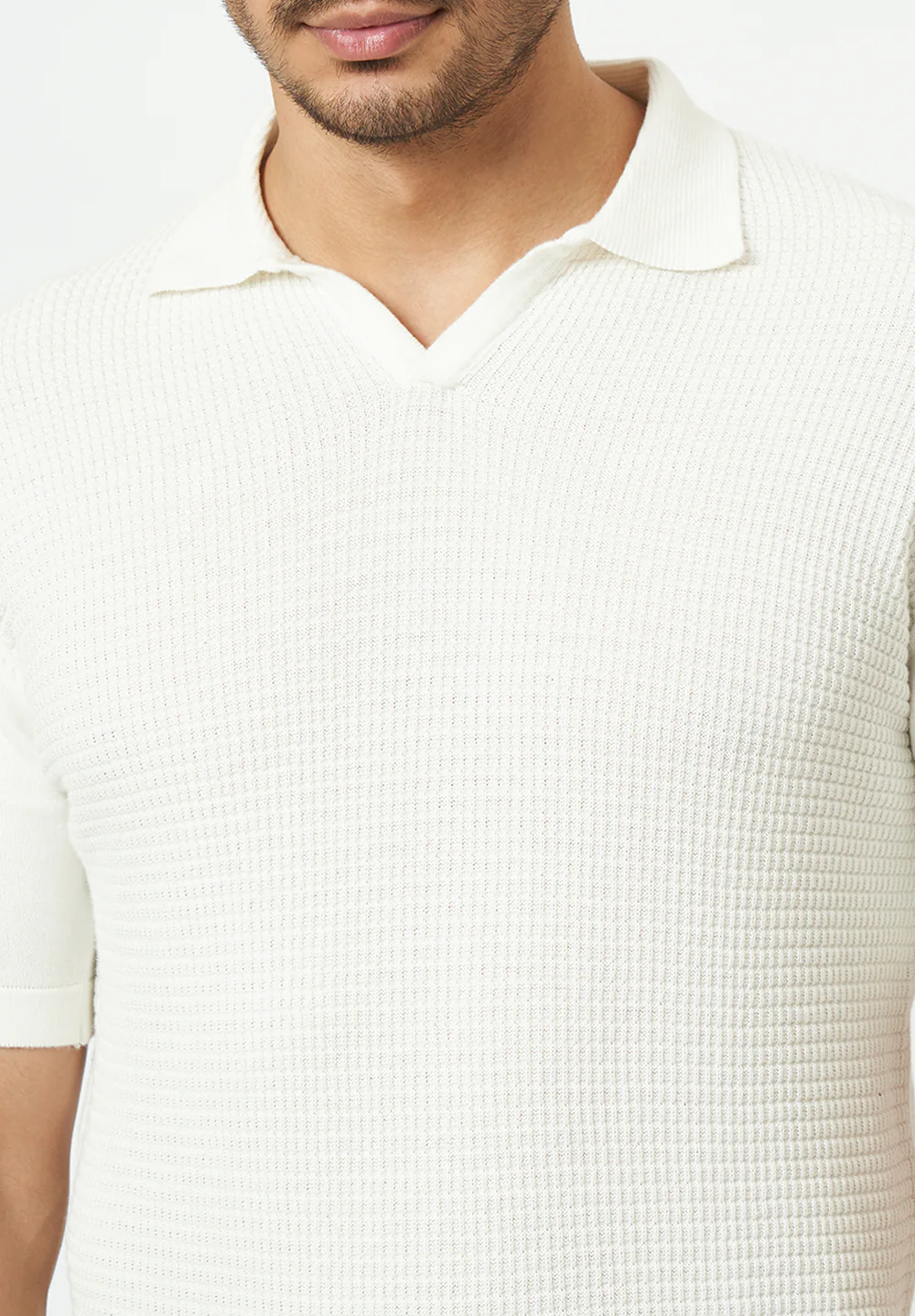 White Cotton T-Shirt - Image 5