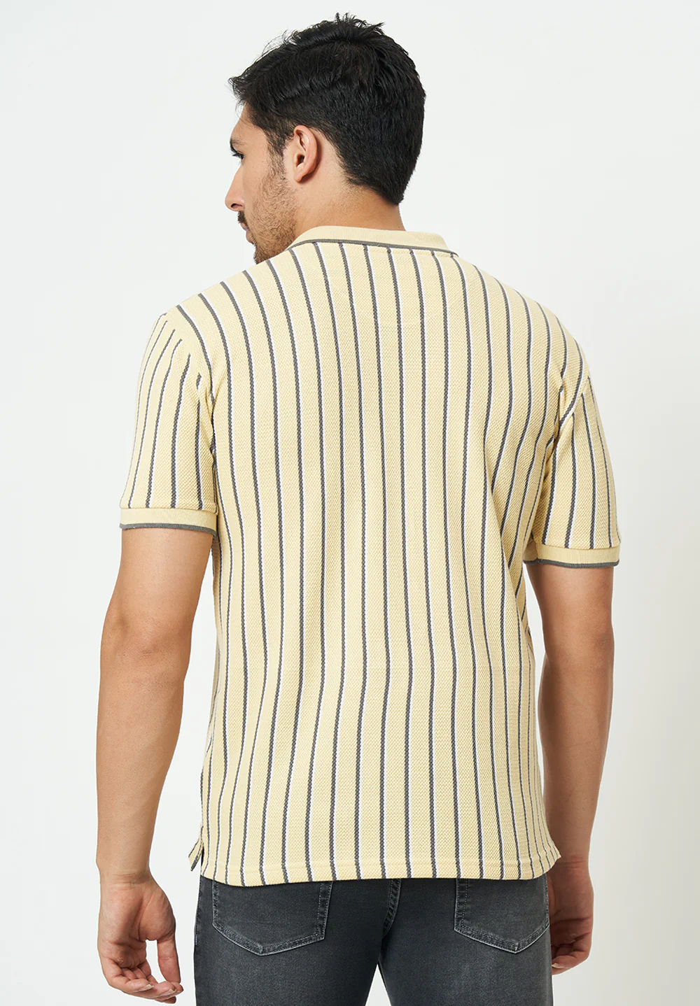 Yellow Cotton T-Shirt - Image 3