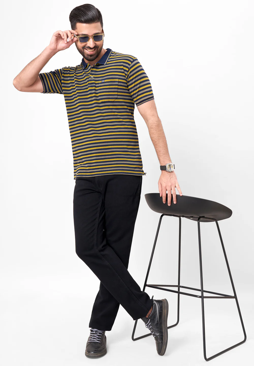 Yellow Cotton T-Shirt - Image 4